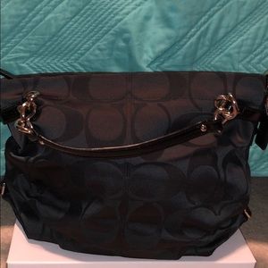 Black C Monogram coach purse